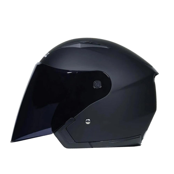 Casque Moto Unisexe 4 Saisons - Double Visière Racing - Multi-couleurs - Helmoto