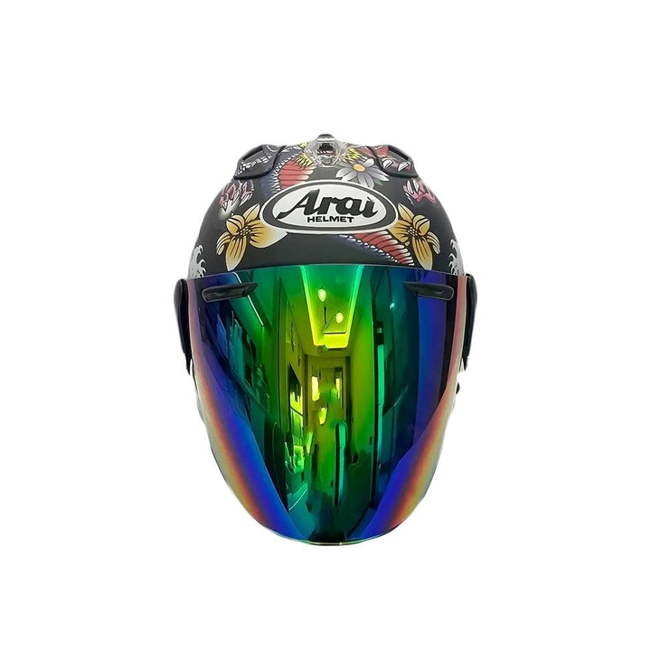 Casque Dragon Oriental Mat - VZ-RAM - 3/4 ouvert pour l'été - Helmoto