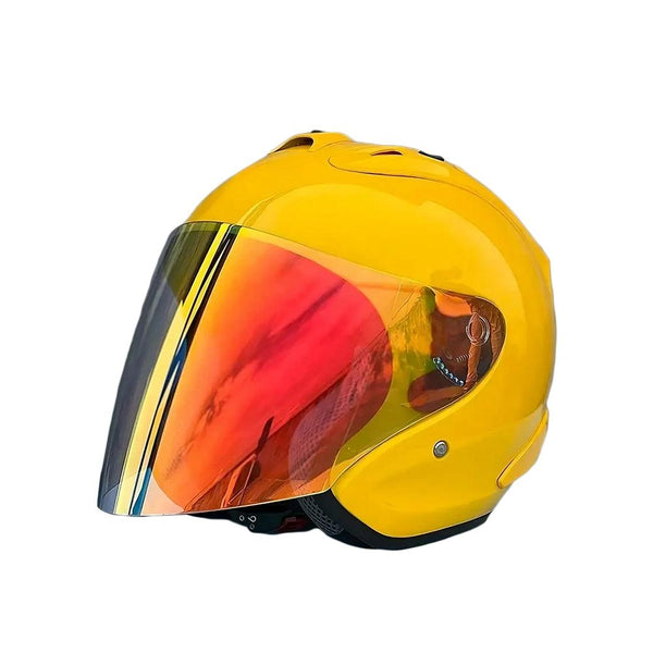 Casque Jaune Brillant Semi-Ouvert d'été - SZ-Ram4 - Moto & Scooter - Helmoto