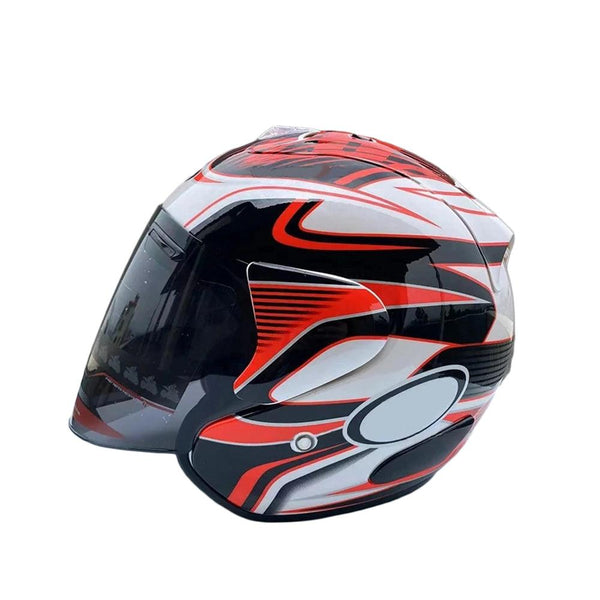 Casque Pedrosa Rouge GP - Semi-Ouvert d'été - Moto & Scooter & Cross - Helmoto