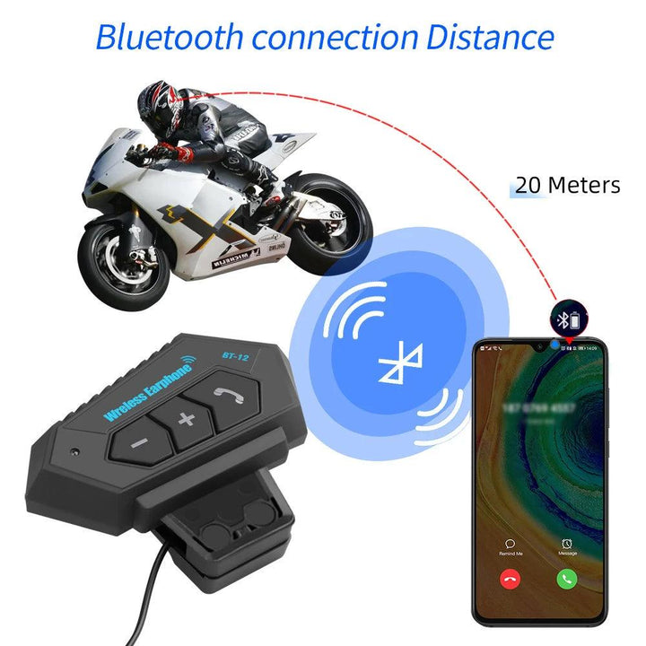 Intercom / Interphone / Oreillette Bluetooth 4.2 - Helmoto