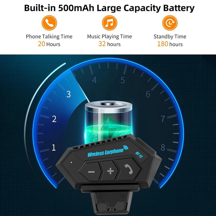 Intercom / Interphone / Oreillette Bluetooth 4.2 - Helmoto