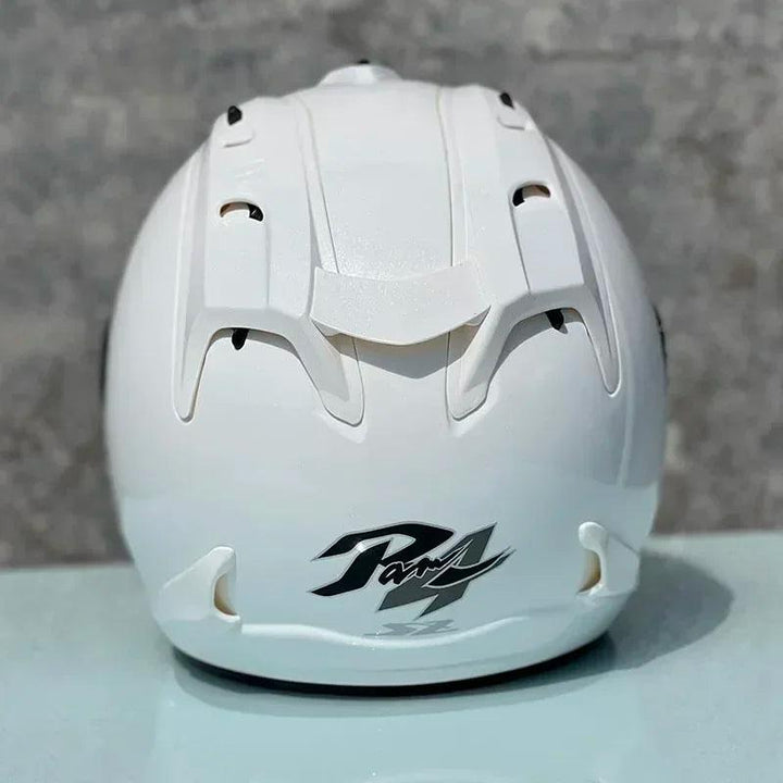 Casque Blanc Brillant Semi-Ouvert d'été - SZ-Ram4 - Moto & Scooter - Helmoto