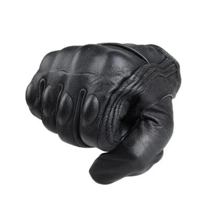 Gants de moto en cuir perforé - Helmoto