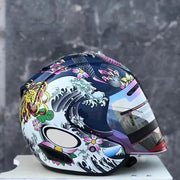Casque Dragon Oriental Brillant - Ram 3 - Moto & Scooter & Cross - Helmoto