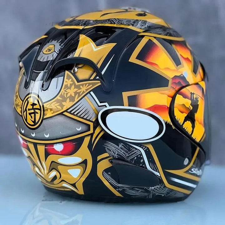 Casque Samurai Semi-Ouvert d'été - Ram 3 Pedrosa - Moto & Scooter & Cross - Helmoto