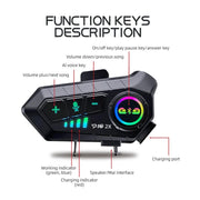 Intercom / Interphone / Oreillette Bluetooth 5.3 - Waterproof - Helmoto