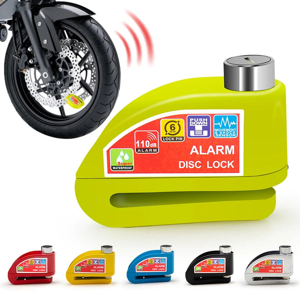 Disque de verrouillage de moto et de vélo｜Disque en Aluminium｜Alarme