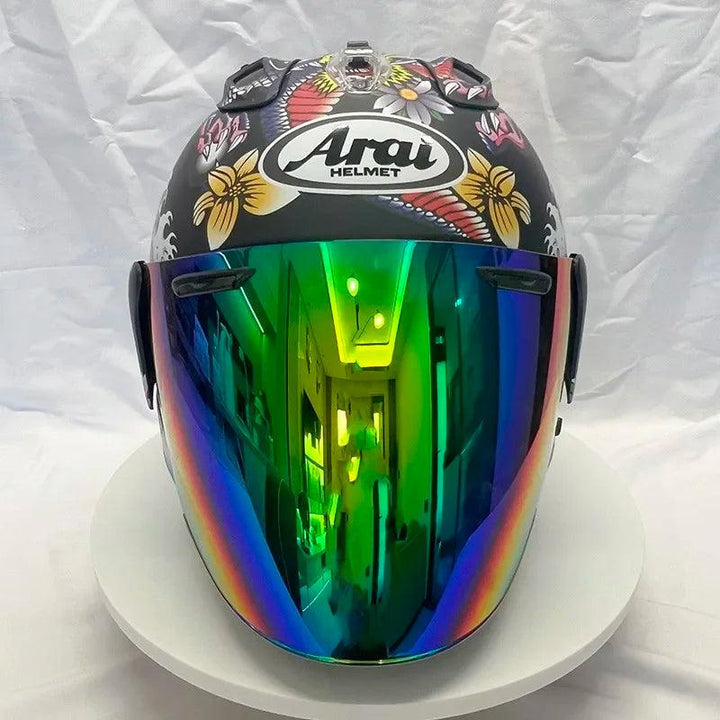 Casque Dragon Oriental Mat - VZ-RAM - 3/4 ouvert pour l'été - Helmoto