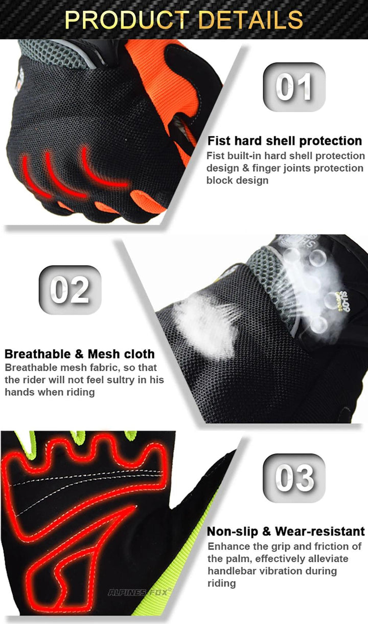 Gants de moto de course - Helmoto