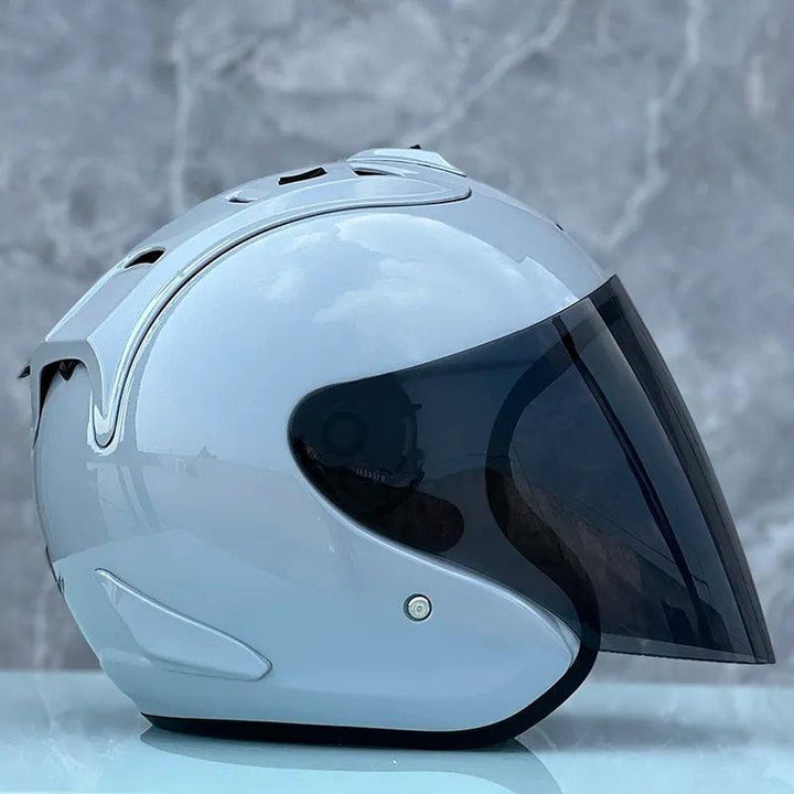 Casque Gris Nardo Semi-Ouvert d'été - SZ-Ram4 - Moto & Scooter - Helmoto