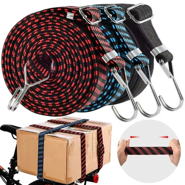Corde en caoutchouc élastiques avec crochets pour moto