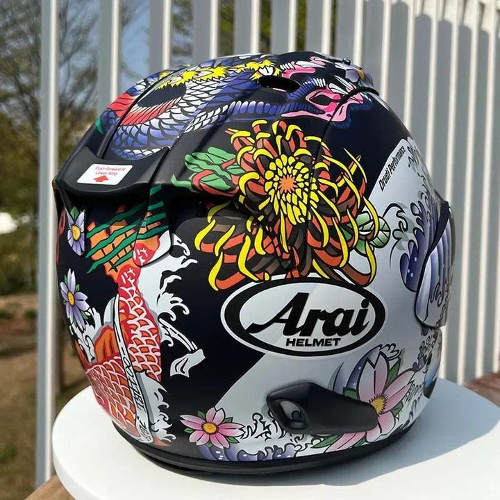 Casque Dragon Oriental Mat - VZ-RAM - 3/4 ouvert pour l'été - Helmoto