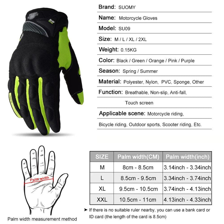 Gants de moto de course - Helmoto