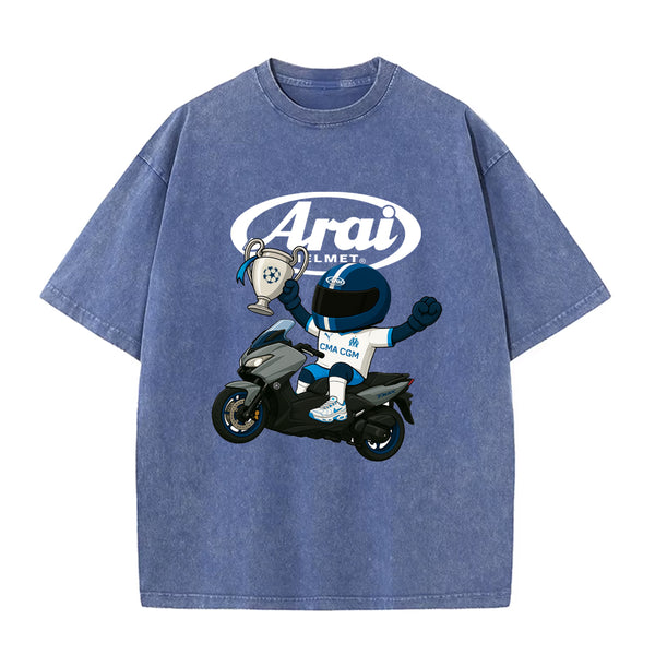 T-shirt Oversize | Édition spéciale Arai x Marseille | LDC 1993 x Tmax 560